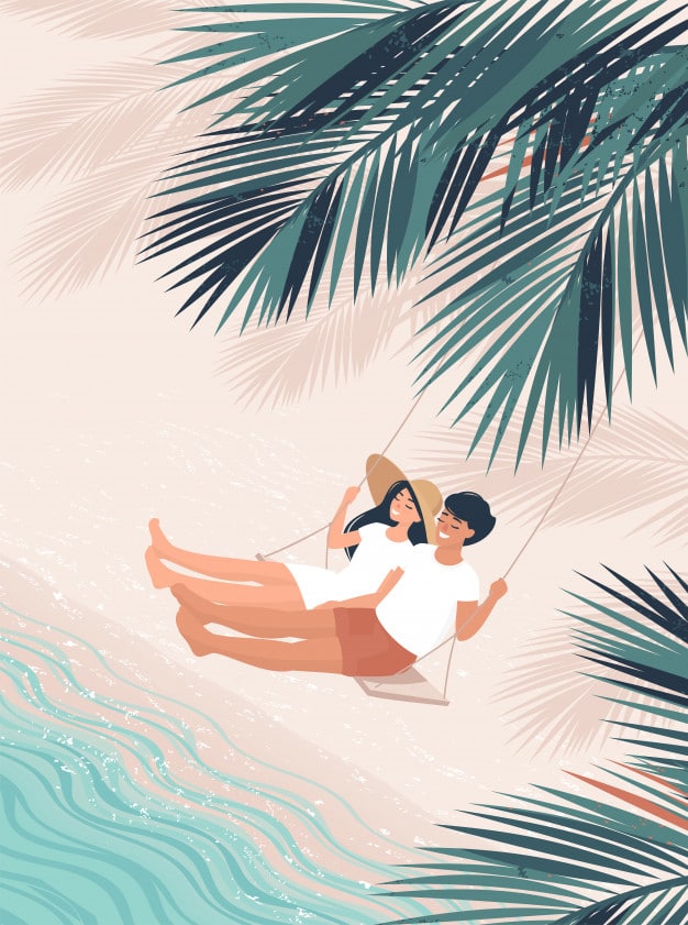 loving-man-woman-swing-swing-bench-coconut-palm-by-sea_132937-90